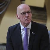 Deputy First Minister John Swinney was moved from education and put in charge of the Covid recovery (Picture: Fraser Bremner/Scottish Daily Mail/PA Wire)