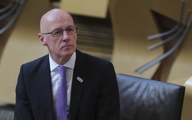 Deputy First Minister John Swinney was moved from education and put in charge of the Covid recovery (Picture: Fraser Bremner/Scottish Daily Mail/PA Wire)
