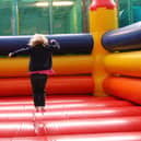 Kids can bounce away on no less than 20 bouncy castles on the day.