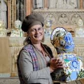 "Last Supper” Ceramic Heads Art at St Mary's Episcopal Cathedral, Edinburgh. PICS: Colin Hattersley