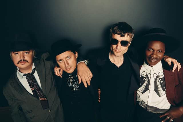 The Libertines, including Lucie Barât’s brother Carl, second from left.