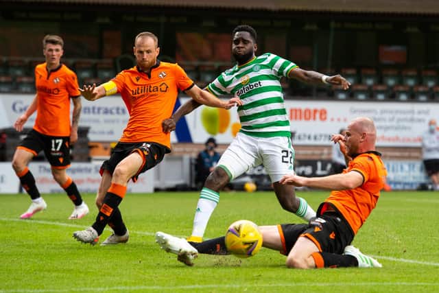 Odsonne Edouard will meet with his representatives after Celtic's exit from the Champions League. Picture: SNS