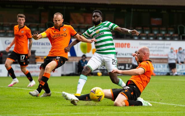 Odsonne Edouard will meet with his representatives after Celtic's exit from the Champions League. Picture: SNS