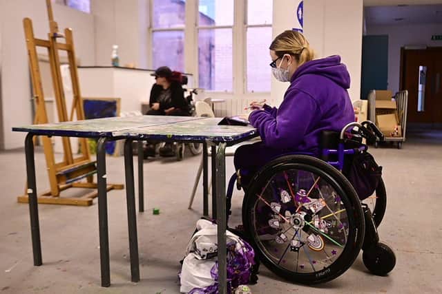 Ruth Mutch is among those artists to raise concerns about disabled access. Picture: John Devlin