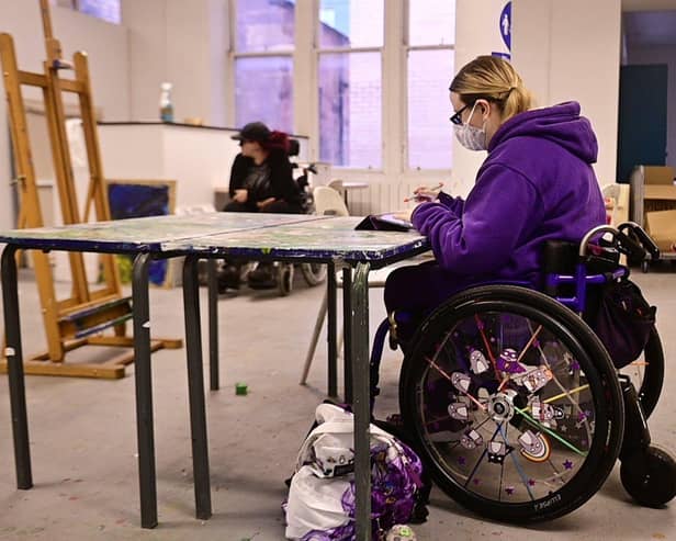 Ruth Mutch is among those artists to raise concerns about disabled access. Picture: John Devlin