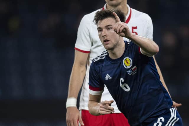 Kieran Tierney will be an important player for Scotland in the upcoming Nations League triple-header. (Photo by Ross MacDonald / SNS Group)