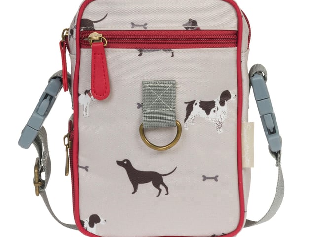 Designed by Sophie Allport, this bag is a handy dog-walking accessory. Featuring plenty of pockets for storing treats, poo bags, collapsible bowls and all the other essentials while taking your four-legged friends for walkies. Priced at £18 from www.guidedogsshop.com.