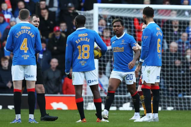 Rangers dropped two points against Motherwell.  (Photo by Craig Williamson / SNS Group)