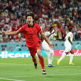 Cho Gue-sung scored twice for South Korea at the World Cup against Ghana.