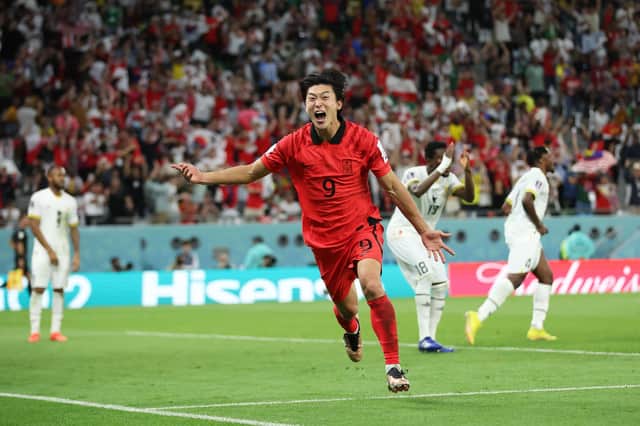 Cho Gue-sung scored twice for South Korea at the World Cup against Ghana.