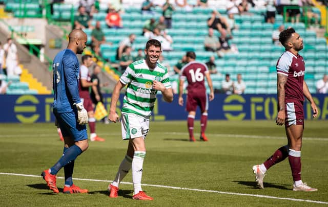 Ryan Christie scored for Celtic against West Ham.
