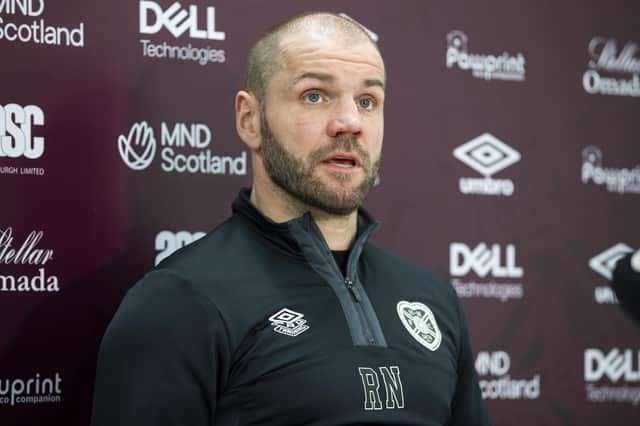 Robbie Neilson does not believe Hearts are a selling club right now.