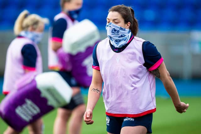 Rachel Shankland will make her Scotland debut against France on Sunday. Picture: Ross MacDonald/SNS