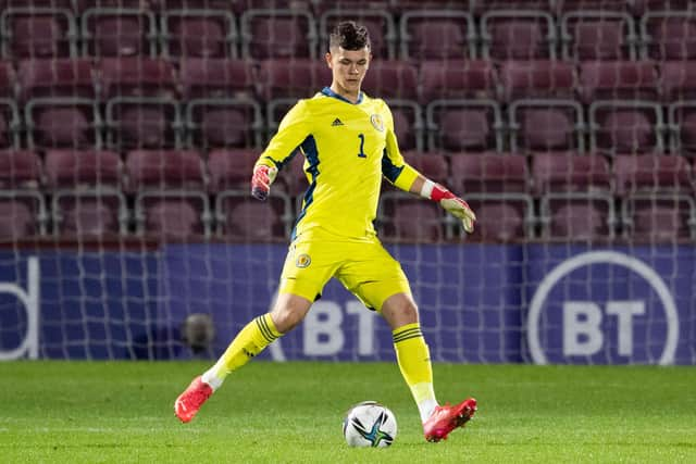 Cieran Slicker was Scotland's best player in defeat to Turkey. (Photo by Craig Foy / SNS Group)