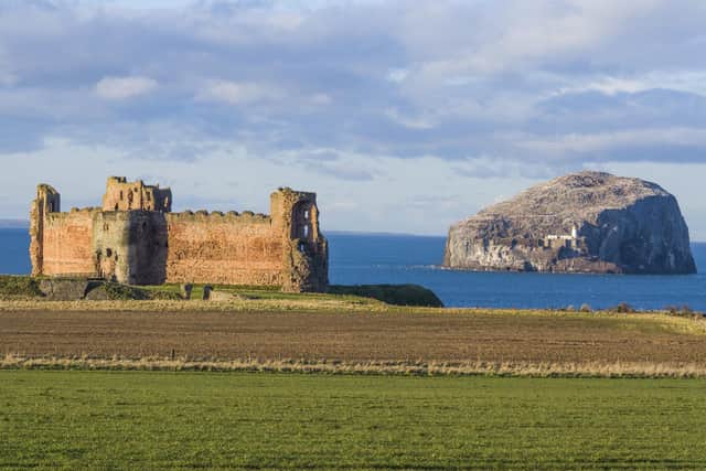 The ruinous Tantallon Castle, a landmark on the East Lothian coast, is currently off limits to the public while in-depth surveys are carried out to assess its condition and how to preserve it for the future. Picture: Getty Images