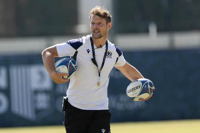 Pete Horne will specialise in the attack and contact area in his new role with Scotland.