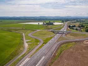 The six-mile Luncarty-Birnam section opened last year is one of only two dual carriageway stretches opened since the SNP pledged to complete dualling between Perth and Inverness. Picture: Transport Scotland