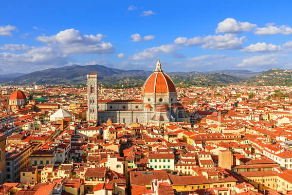 View of Florence and Santa Maria del Fiore Duomo