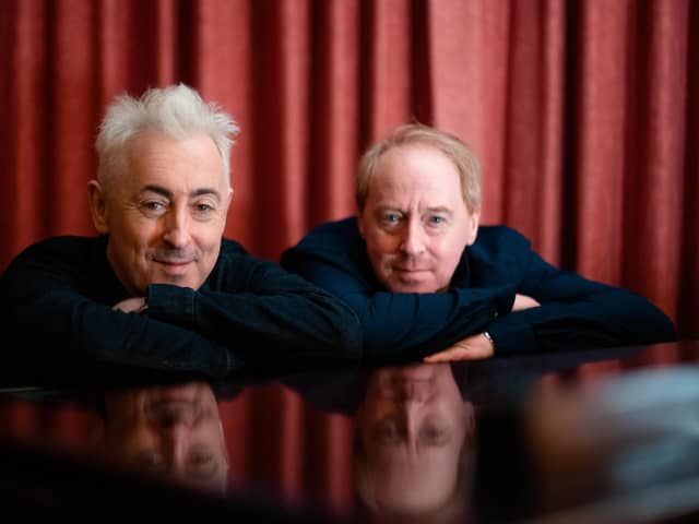 Alan Cumming and Forbes Masson. Picture: Tommy Ga-Ken Wan