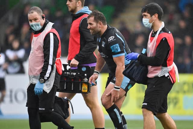 Injuries are a huge part of professional rugby and how you deal with them is important for a player's wellbeing.  (Photo by Rob Casey / SNS Group)