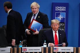 Boris Johnson and the then US President Donald Trump pictured at a Nato summit in Watford in 2019 (Picture: Dan Kitwood/Getty Images)