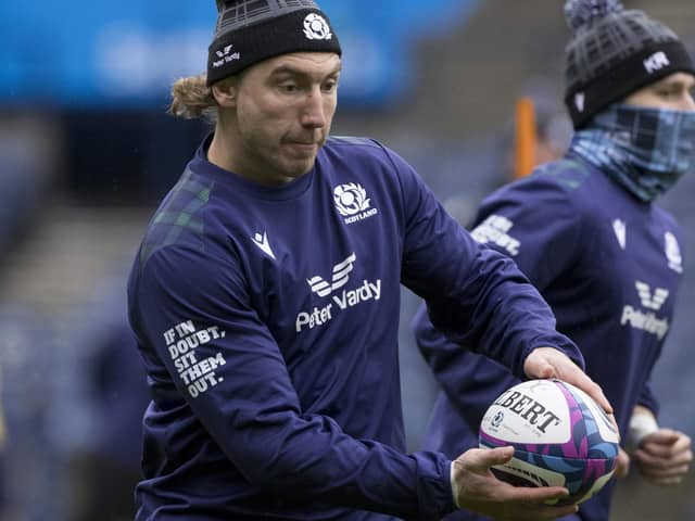 Jamie Ritchie is back in the Scotland side for Saturday's Six Nations match against England at Murrayfield Stadium. (Photo by Craig Williamson / SNS Group)