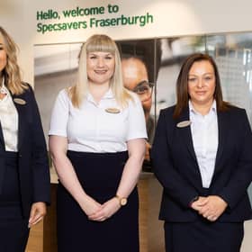 Specsavers directors from left: Niamh Shaw-Moir, Janet Renfrew, and Stefanie Carnaby. (Pic: Scott Baxter)