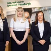 Specsavers directors from left: Niamh Shaw-Moir, Janet Renfrew, and Stefanie Carnaby. (Pic: Scott Baxter)