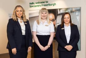 Specsavers directors from left: Niamh Shaw-Moir, Janet Renfrew, and Stefanie Carnaby. (Pic: Scott Baxter)