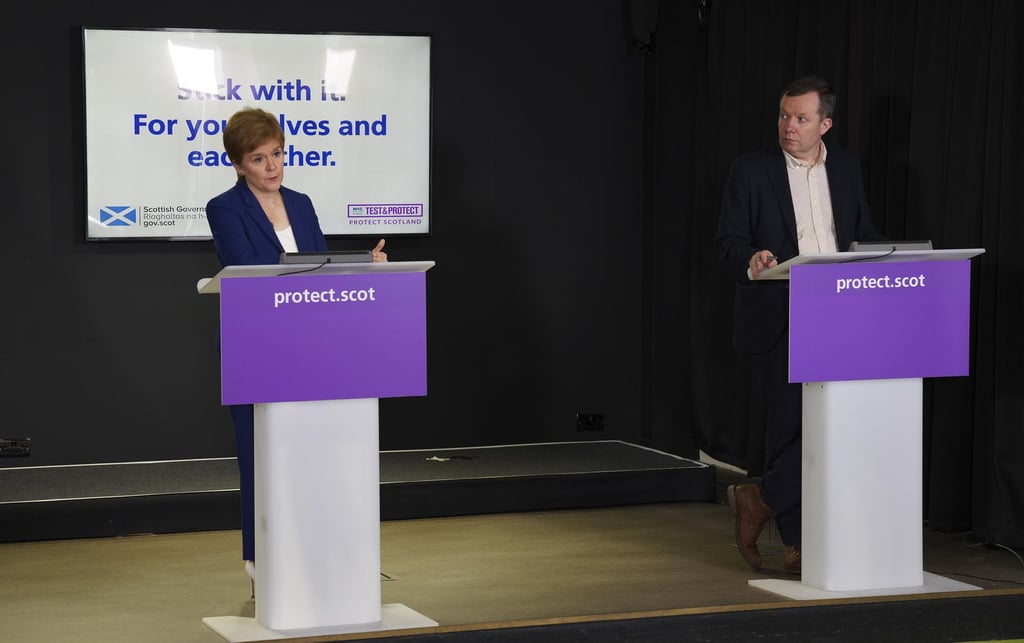 Jason Leitch criticised for defending Nicola Sturgeon over face mask fallout as police assess complaint