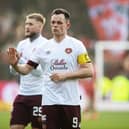 Lawrence Shankland apologised to Hearts fans for the performance in the 3-0 defeat to Aberdeen.  (Photo by Paul Devlin / SNS Group)