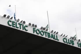 A general view of Celtic Park during a cinch Premiership match against Hearts.