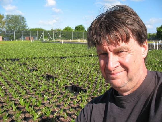 Ornamental plant grower Martin Emmett
