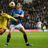 Rangers midfielder Ryan Jack in action during the 2-1 win over Sparta Prague in the Europa League. (Photo by Alan Harvey / SNS Group)