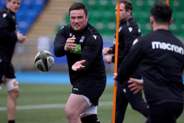 Prop Zander Fagerson is back in the Glasgow Warriors starting XV to face the Dragons. Picture: Craig Williamson/SNS