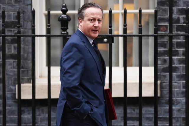 Foreign secretary Lord Cameron has said that the UK’s position was in line with its international partners. Picture: Dan Kitwood/Getty Images