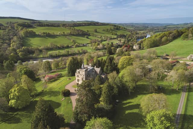An arial view of Glenmayne House