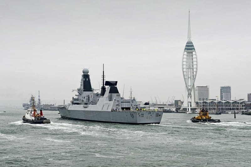 23rd March 2013. The sixth and final Type 45 destroyer HMS Duncan was delivered to HM Naval Base Portsmouth by BAE Systems and was handed over to the Ministry of Defence at a ceremony.