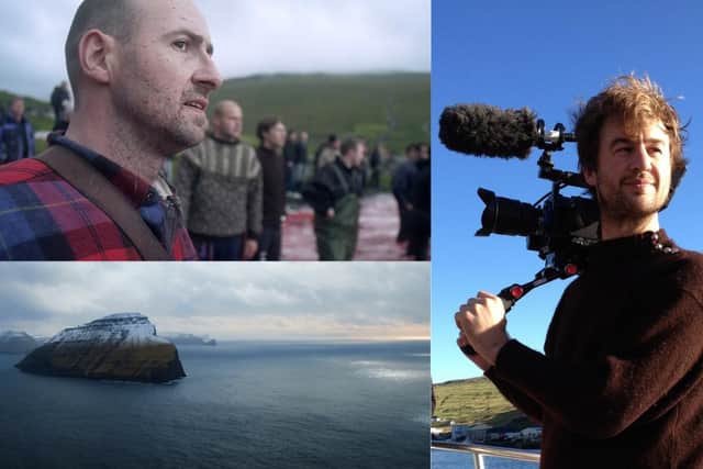 Pictures of the scenes in The Islands and The Whales and Mike Day pictured right picture: Mike Day/Intrepid Cinema