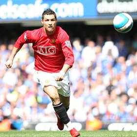 Cristiano Ronaldo in action for Manchester Utd. SNS Group.