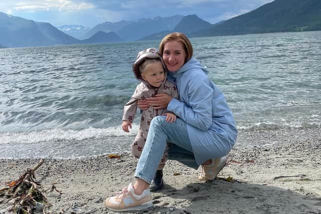 Ukrainian Yuliia Buhlak, a former student of the Scottish Association for Marine Science, was forced to flee with her daughter Sofia when Russia invaded her home country -- now she is based in Norway but back working with the Oban-based institution on a new project she hopes will give her family a bright future