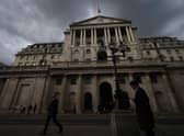 The Bank of England in the city of London. The latest data means the economy is on track to contract overall in the third quarter
