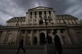 The Bank of England in the city of London. The latest data means the economy is on track to contract overall in the third quarter