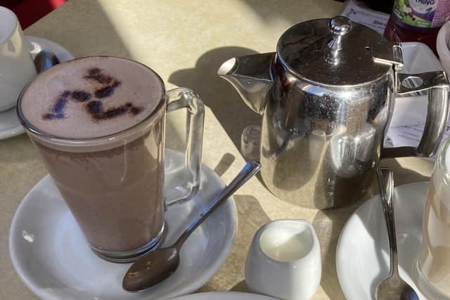 Hot chocolate, Manx style. Pic: Fiona Laing