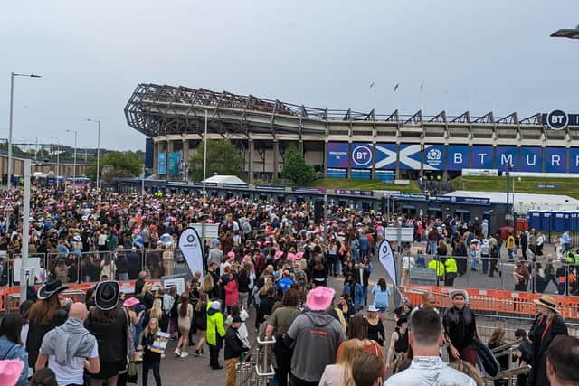 Murrayfield Stadium will host three concerts by Taylor Swift this week.