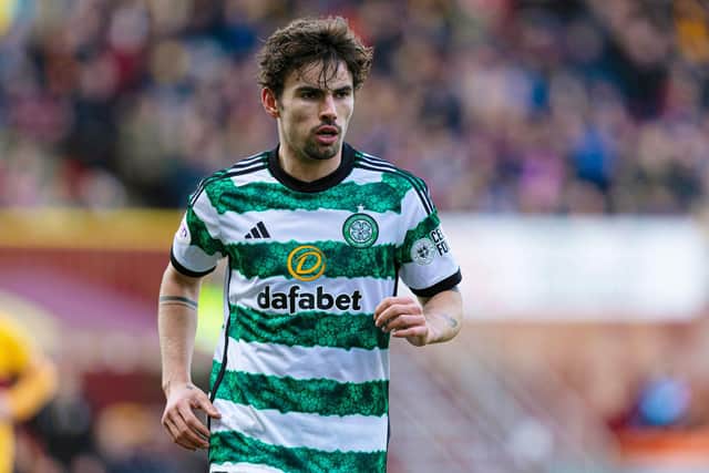 Celtic's Matt O'Riley in action during the 3-1 win at Motherwell on Sunday. (Photo by Craig Foy / SNS Group)