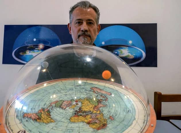 The Earth is not flat, even though it appears to be from some perspectives (Picture: Florence Goisnard/AFP via Getty Images)