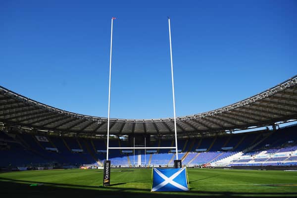 Scotland face Italy in the Stadio Olimpico in the 2024 Guinness Six Nations on Saturday. (Photo by Gary Hutchison / SNS Group / SRU)
