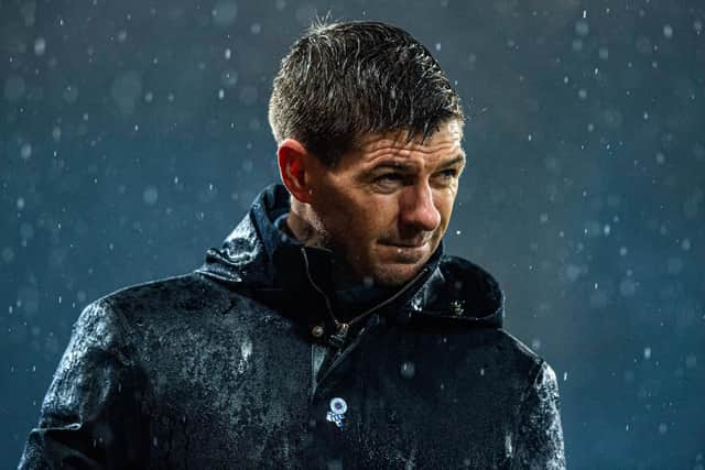 Steven Gerrard has had a difficult time of it at Rangers recently. Picture: SNS