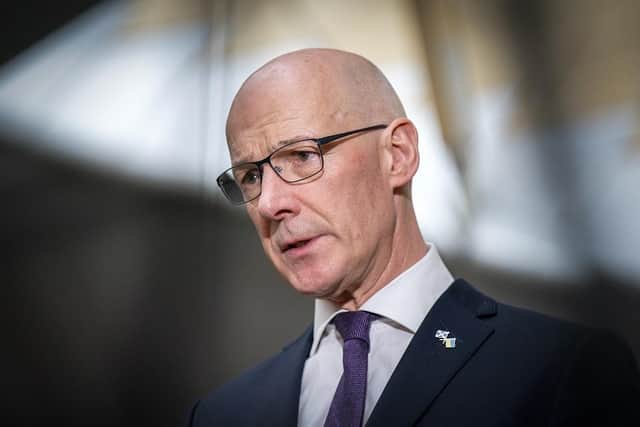 John Swinney ruled himself out of the running to be next First Minister